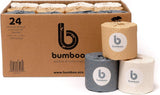 Bumboo Bamboo Toilet Roll 24 Pack | Wrapped Toilet Paper 3 ply, 300 Sheets | Eco Friendly Toilet Paper | Plastic-Free, Soft, Strong, Sustainable & Biodegradable Toilet Tissue