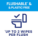 Andrex Classic Clean Washlets Moist Toilet Tissue Quad, 4 x 36 Wipes