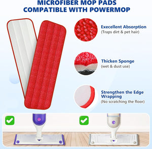 Spray Mops Microfibre Mops for Cleaning Floors- EXEGO Wood Floor Mop with Spay 3x Reusable Washable Pads,Dust Wet Mops Floor Cleaning Mop Home Commercial Use for Hard Wood Laminate Wood Tiles